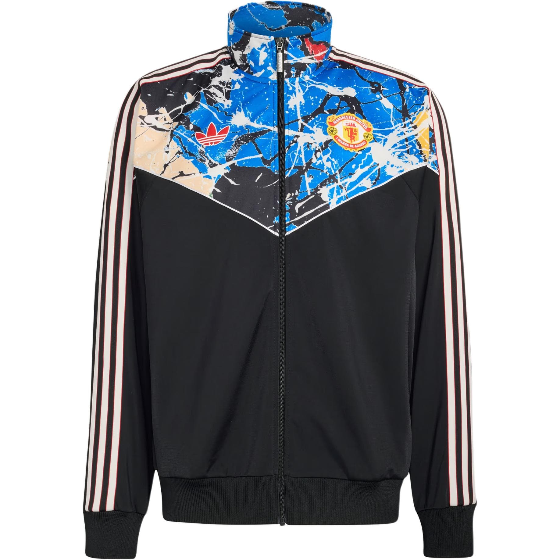 Куртка Adidas Originals MANCHESTER UNITED STONE ROSES Дорожная куртка мужская - изображение 1