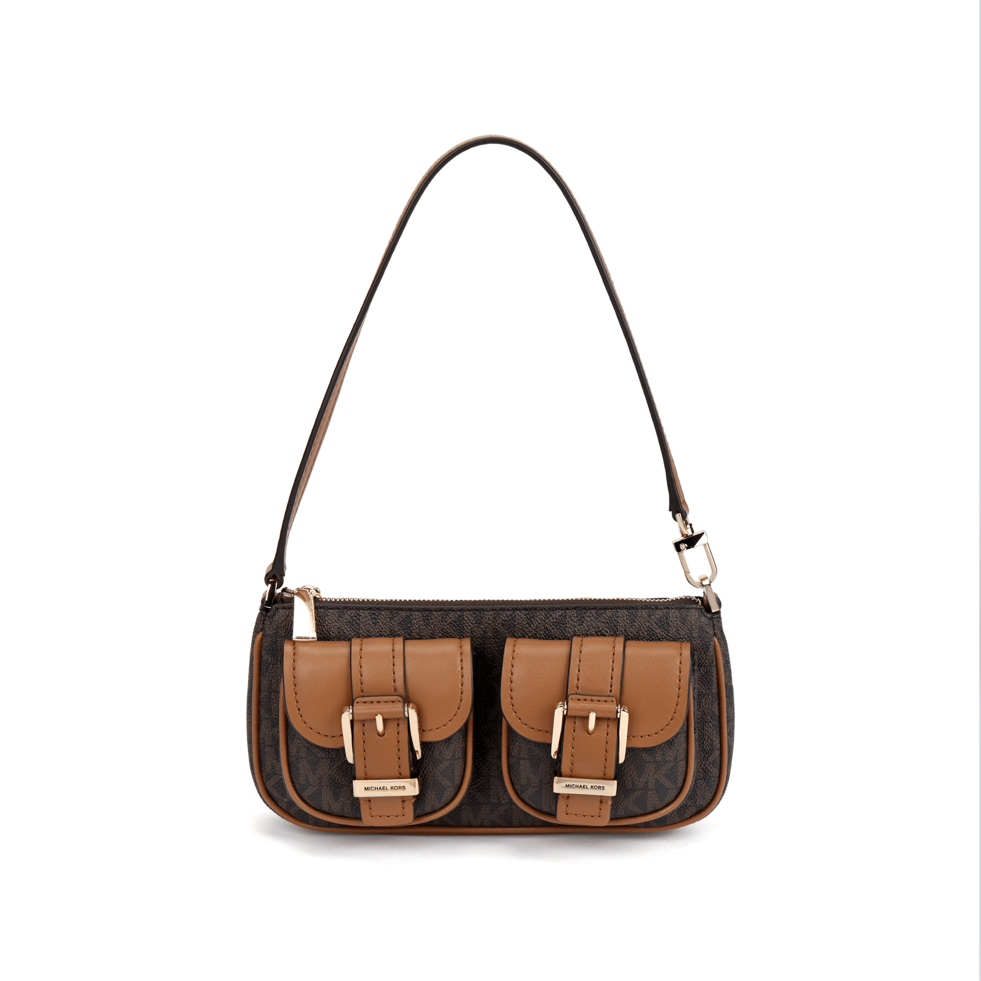 Мини-сумка MICHAEL KORS Zoe Покрытый холст Сумка на плечо Стандартная (стандартная) Женская Сумка-саквош - изображение 3