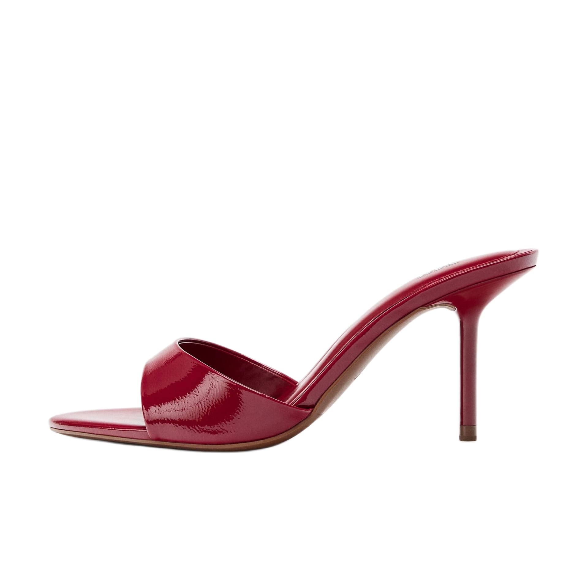 Сандалии ZARA Шлепанцы Red Women's - изображение 1