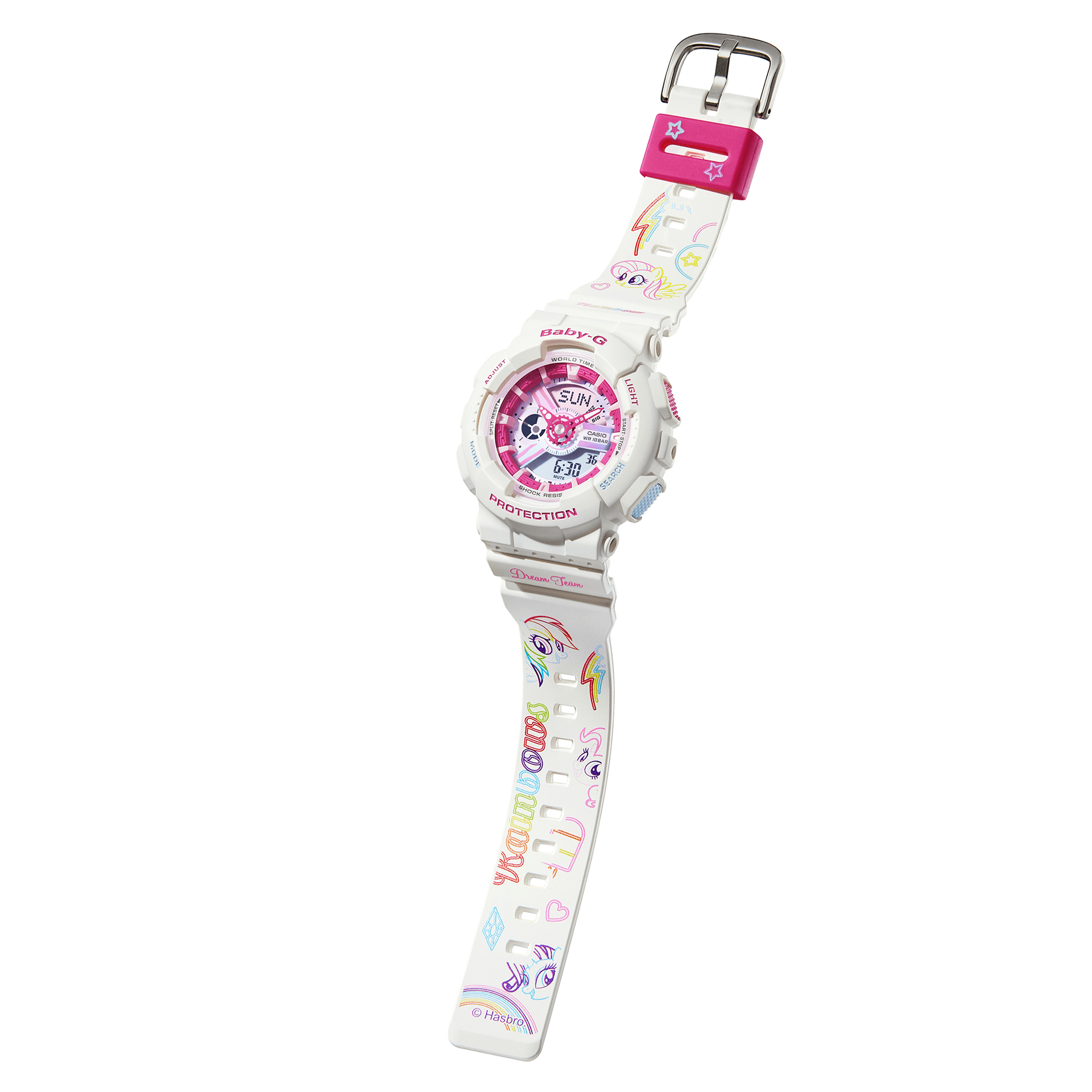 Часы Casio Мой маленький пони BA 110 Collection Кварцевый механизм Смола Шнуровка Часы Женские Часы - изображение 3