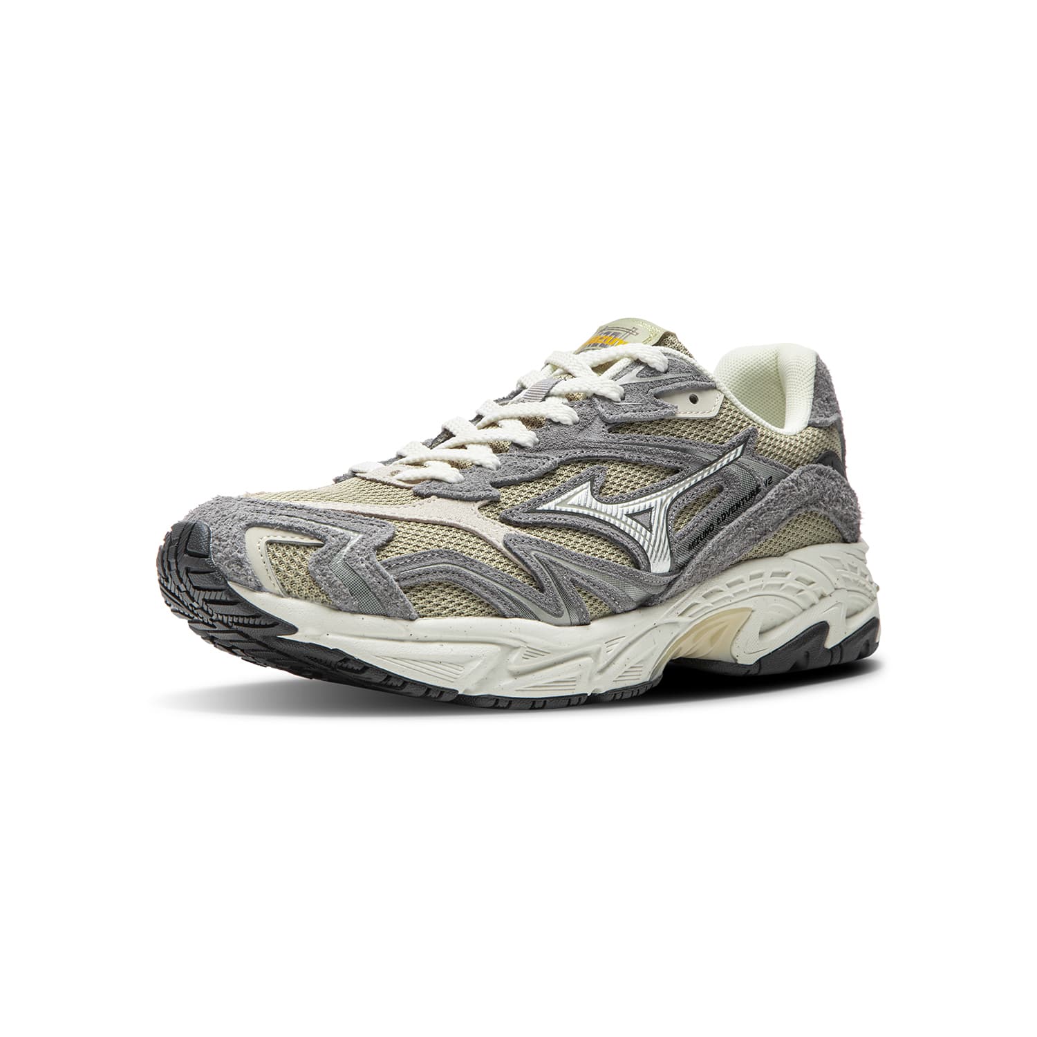 Кроссовки Mizuno Adventure Низкие кроссовки с толстой подошвой Унисекс Серый Зеленый - изображение 2