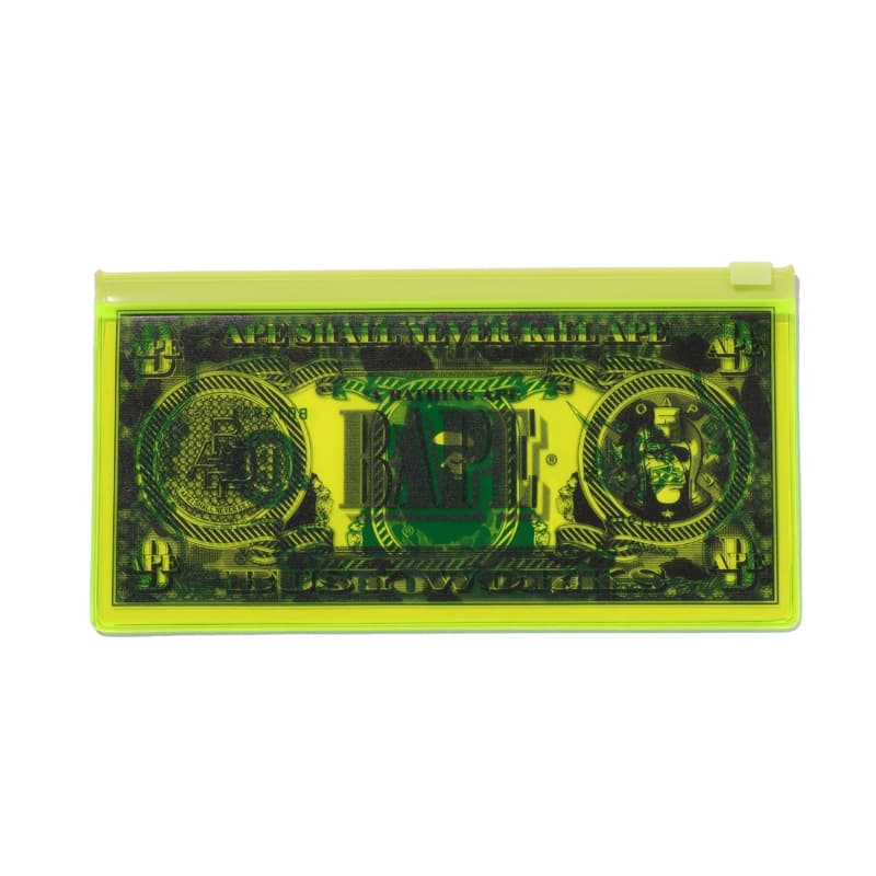 A BATHING APE PVC Путешествие Мешок для хранения Унисекс Желтый - изображение 2
