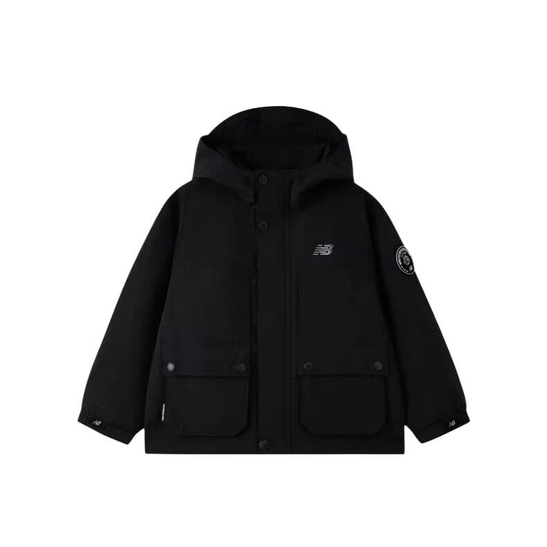 New Balance Черные Детские Куртки - изображение 1