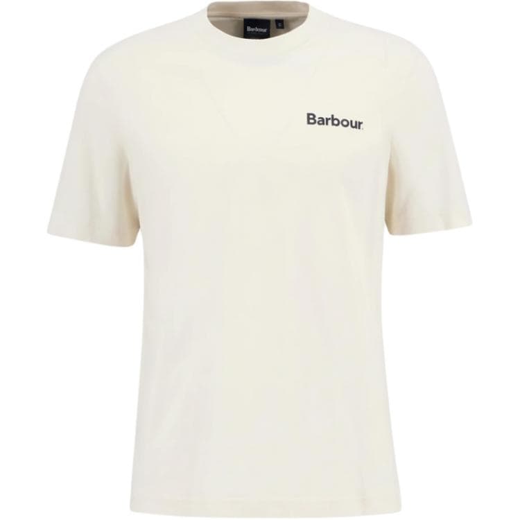 Футболка BARBOUR Бежевые Мужские T-рубашки - изображение 1