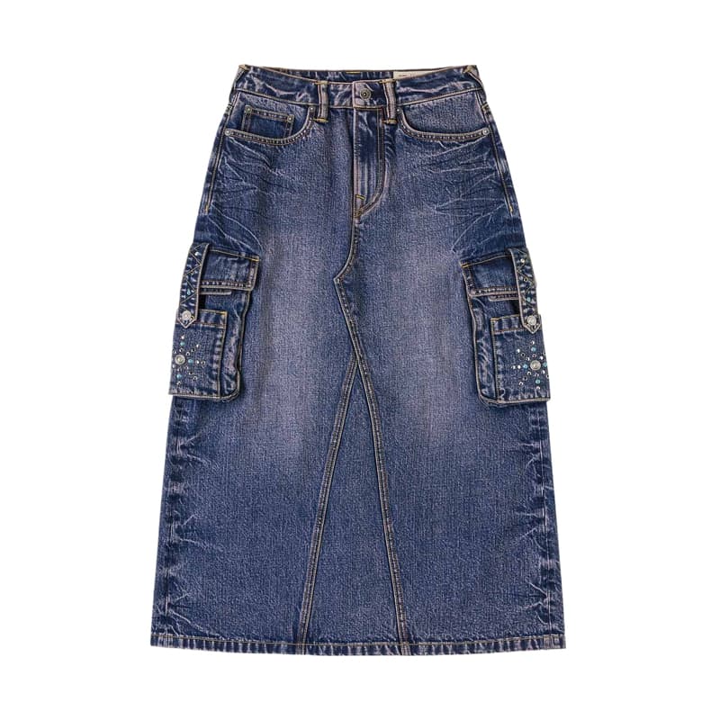 EVISU Джинсовые короткие юбки для женщин - изображение 2