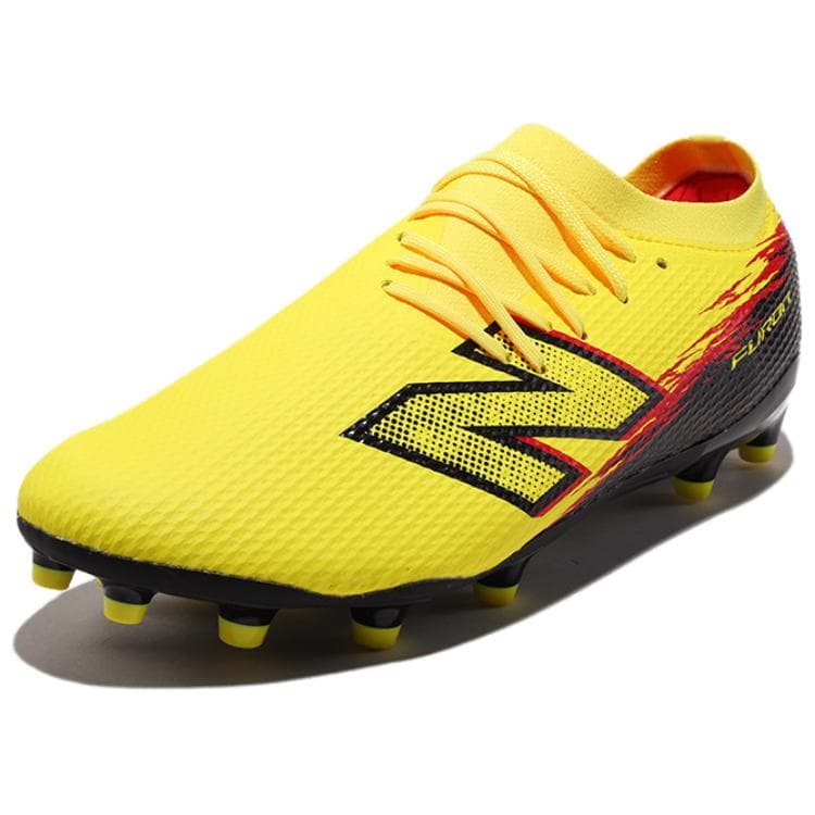 Кроссовки для футбола New Balance Furon V8 MG Multi Ground Синтетическая кожа Поддержка Покрытие Футбольные бутсы Мужские Желтые - изображение 4