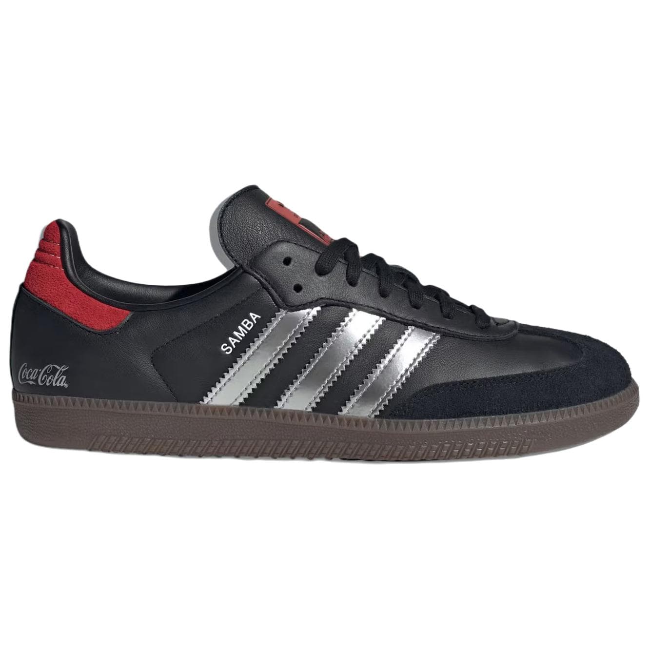 Кроссовки Adidas Originals x Coca Cola Samba Кеды немецкой армии (GAT) Унисекс Черный Красный - изображение 2