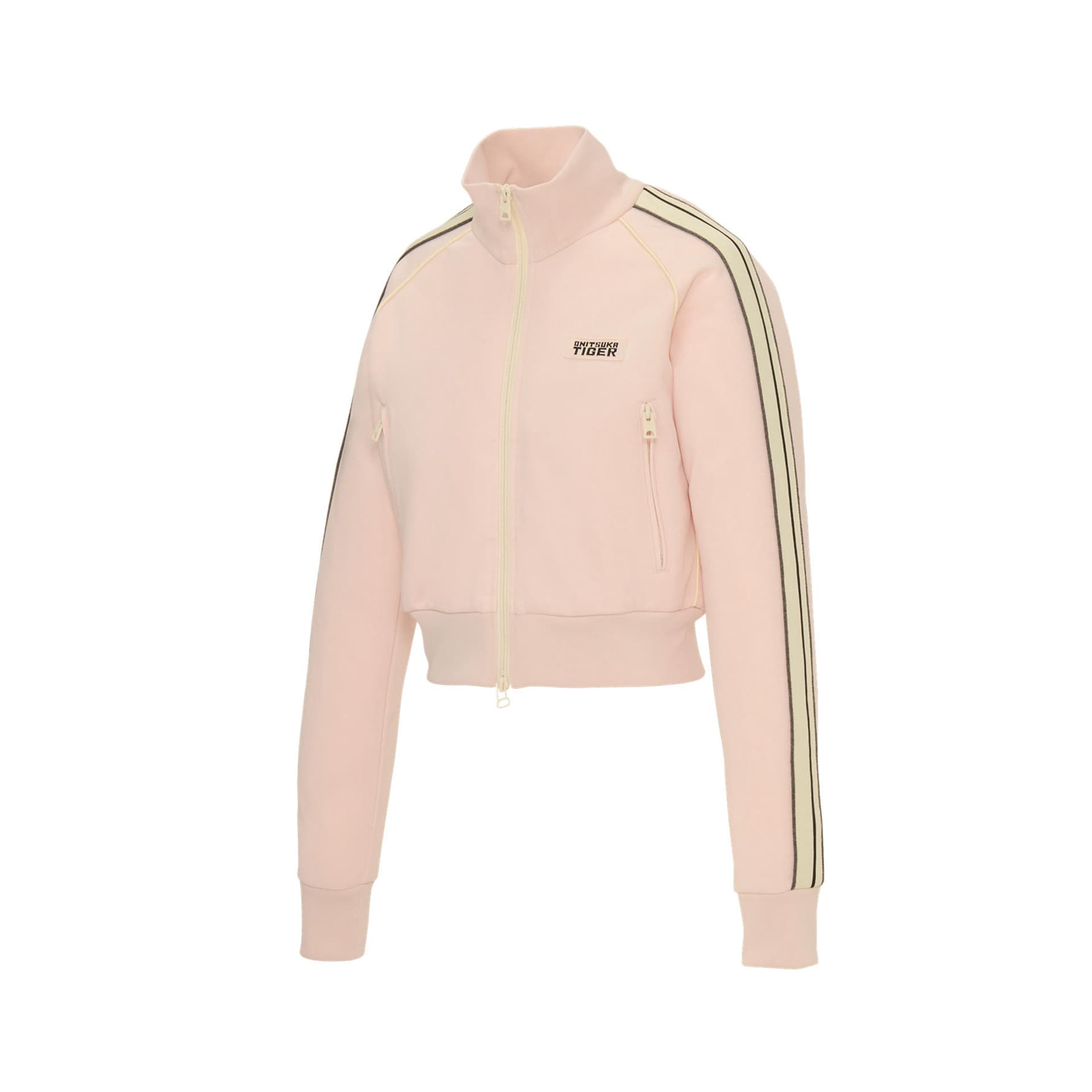 Куртка Onitsuka Tiger DENIVITA Ws TRACK TOP Куртка Женская Светло-Розовая - изображение 2