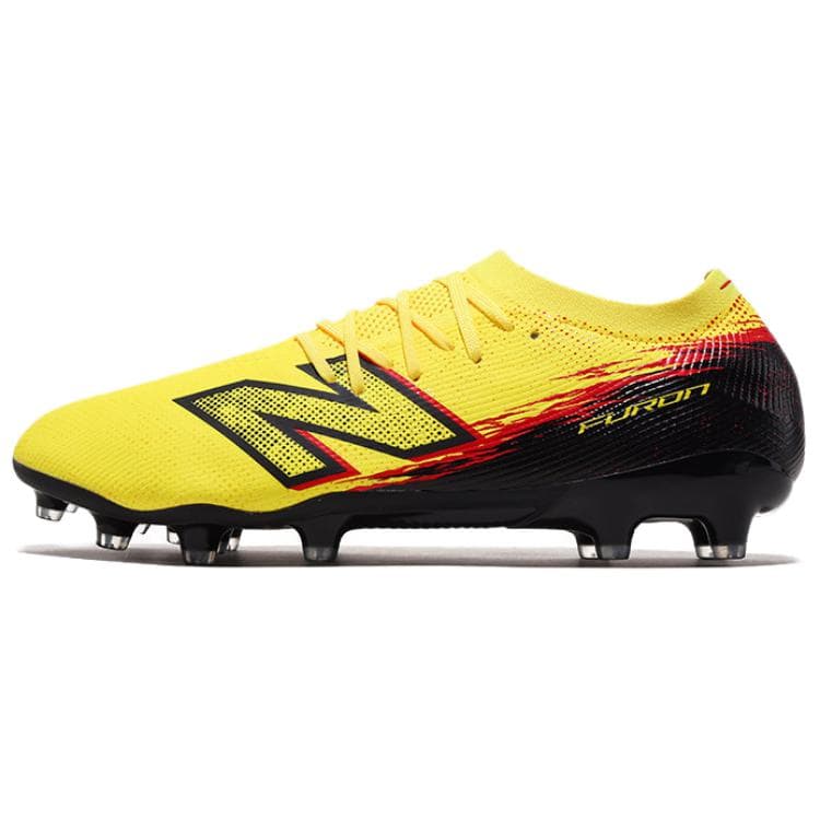 Кроссовки для футбола New Balance Furon V8 MG Multi Ground Ткань Амортизация Футбольные бутсы Мужские Желтые - изображение 1