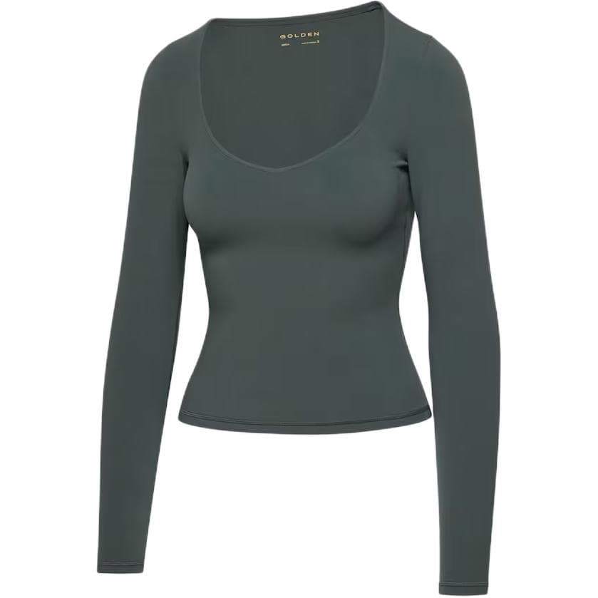 Aritzia Минеральный зеленый Минеральный зеленый Женская Йога T-рубашка - изображение 1