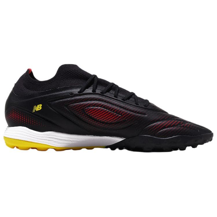 Кроссовки для футбола New Balance Tekela V5 TF Шипы Футбольные бутсы Мужские Черные Желтые - изображение 2