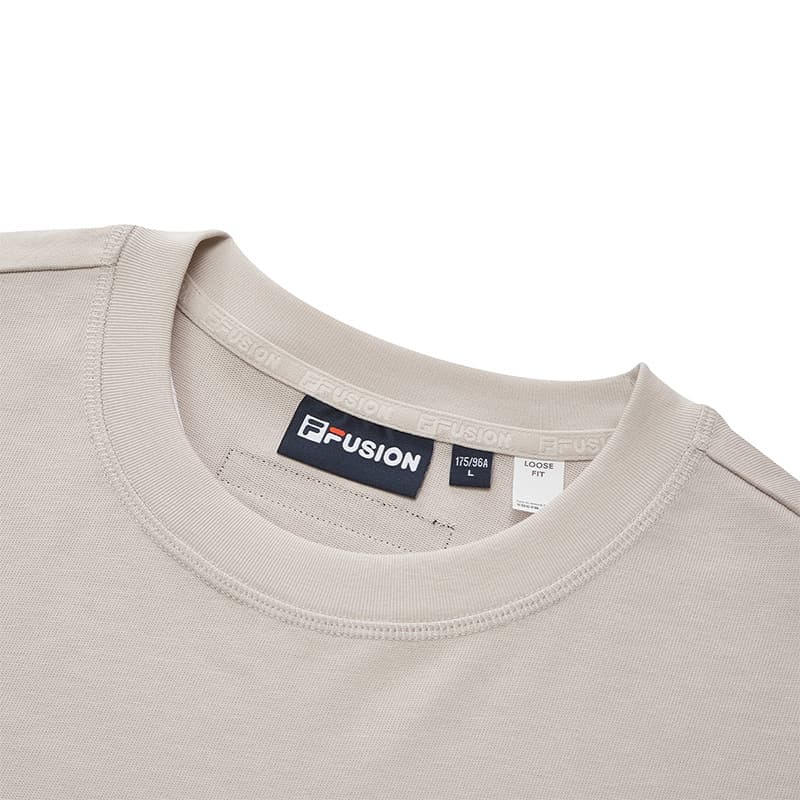 Футболка FILA FUSION FUSIONEER T Рубашка Мужская Светло-Серебристо-Серый - изображение 3