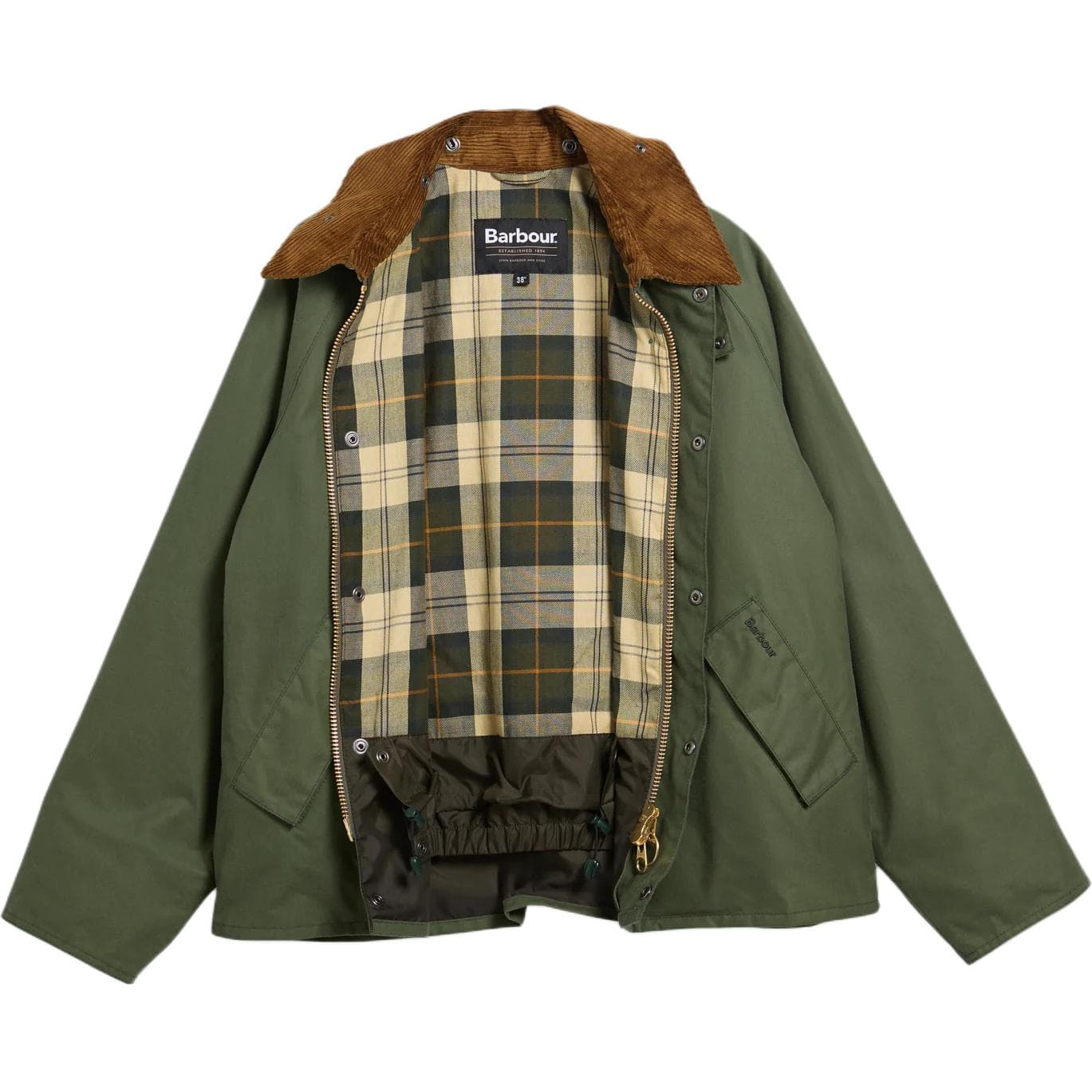 Куртка BARBOUR Освежающий вариант Лесной мшистый Мужские Куртки - изображение 2