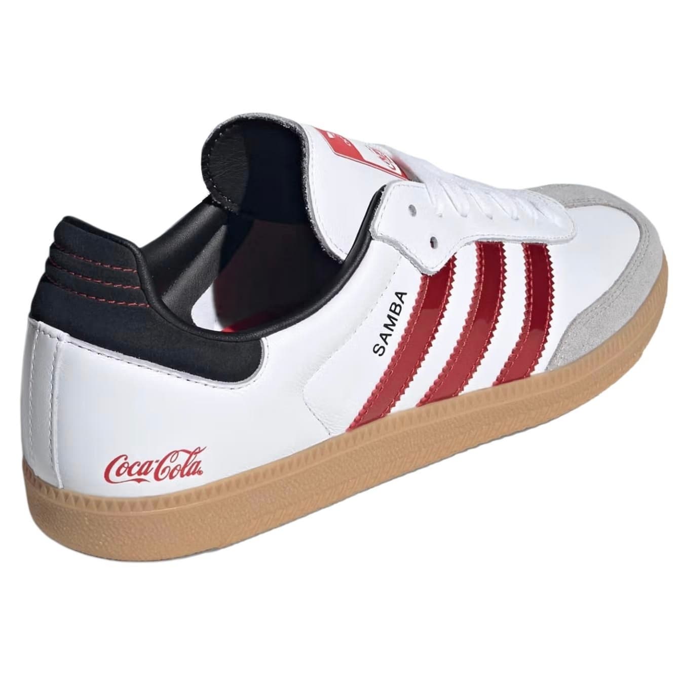 Кроссовки Adidas Originals x coca cola Samba Кеды немецкой армии (GAT) Унисекс Белый Красный - изображение 5