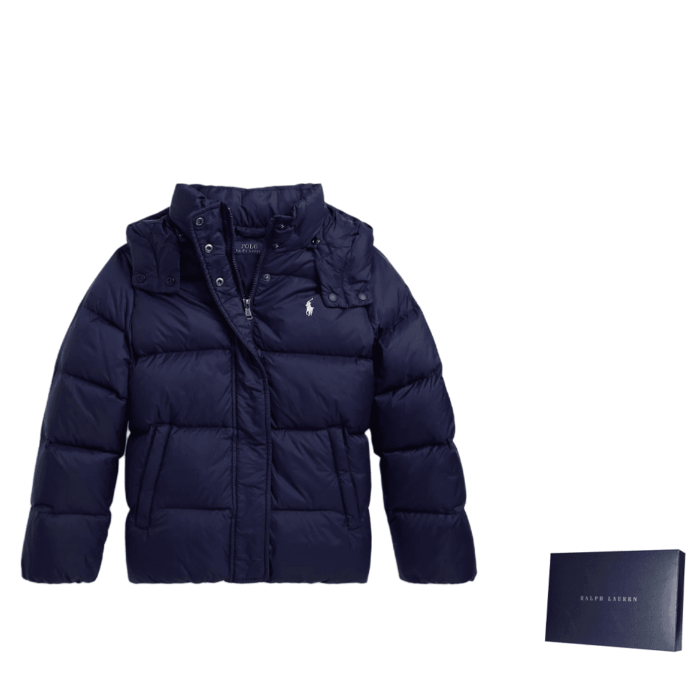 Polo Ralph Lauren SS25 Пуховик Подростки Newport Морской Синий - изображение 6