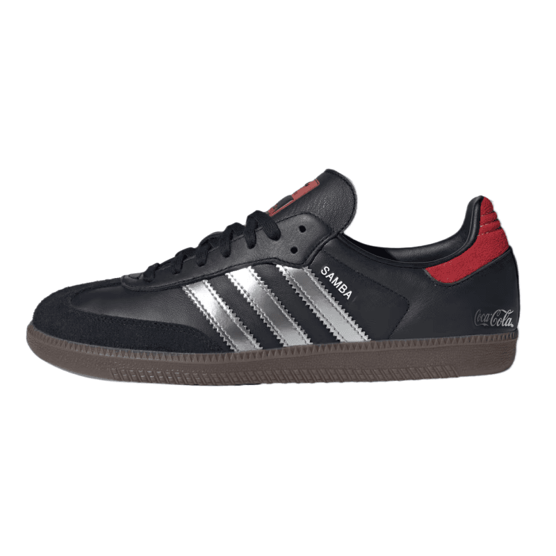 Кроссовки Adidas Originals x Coca Cola Samba Кеды немецкой армии (GAT) Унисекс Черный Красный - изображение 1