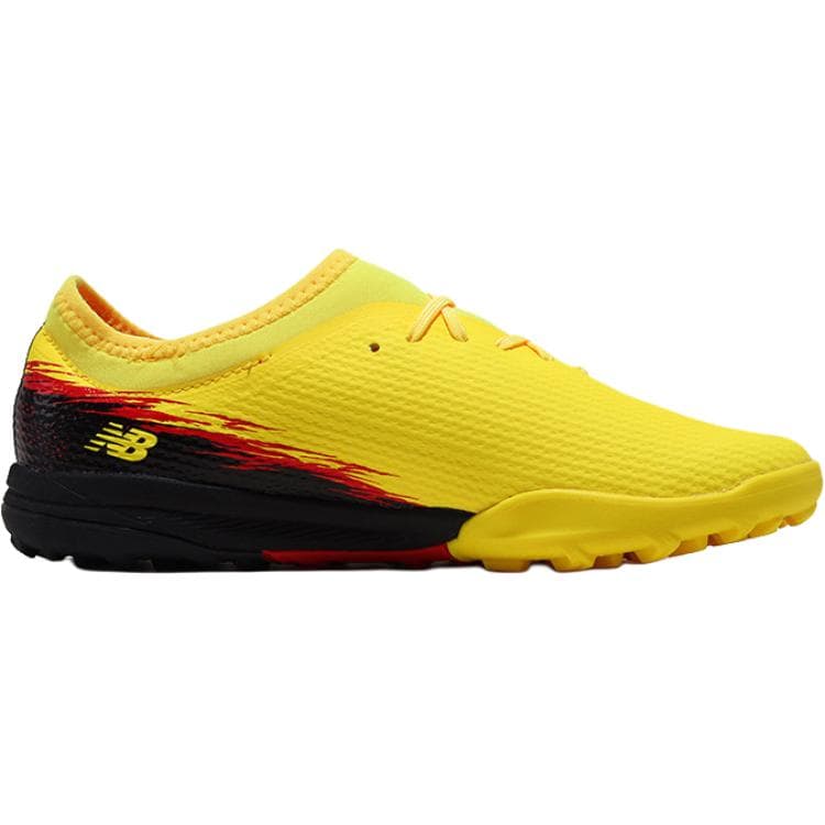 Бутсы New Balance Furon V8 Синтетическая кожа Поддержка Низкие кеды для футбола Желтые Детские - изображение 2