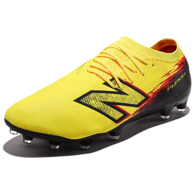 Кроссовки для футбола New Balance Furon V8 MG Multi Ground Ткань Амортизация Футбольные бутсы Мужские Желтые - изображение 3