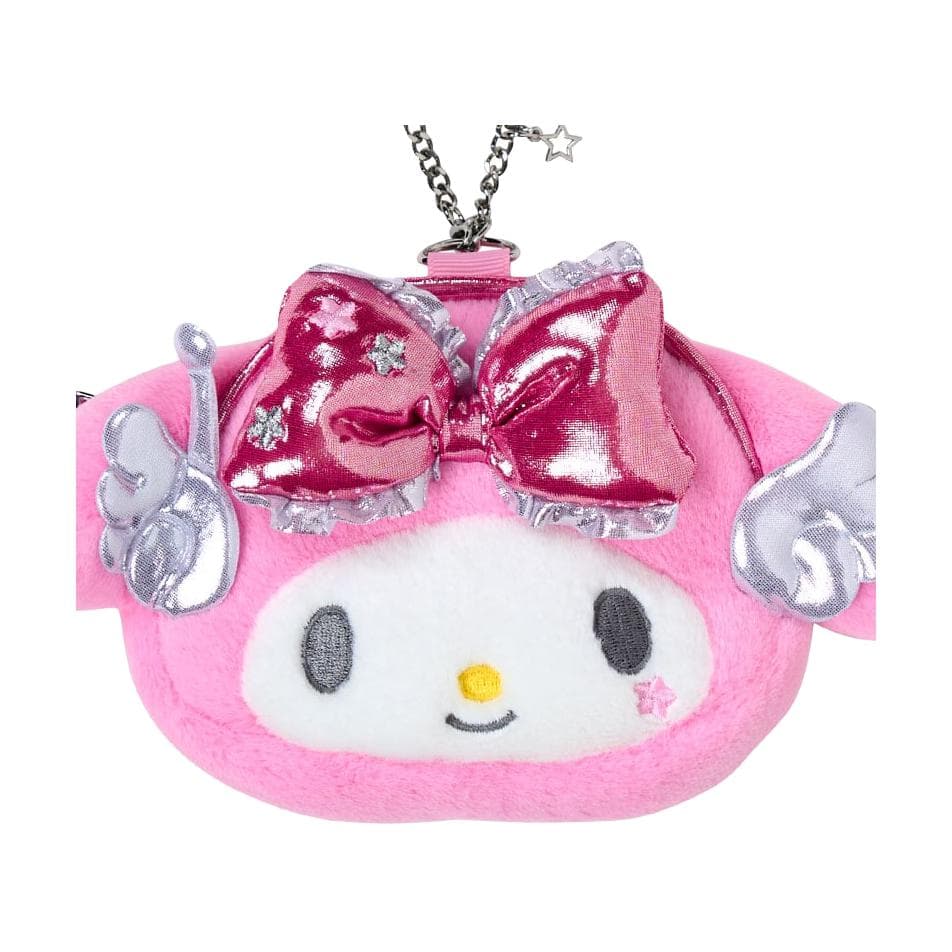Портмоне Sanrio Heartbeat Planet PU (полиуретан) кожа с плюшевым кошельком для монет Женские Розовый и Белый - изображение 3