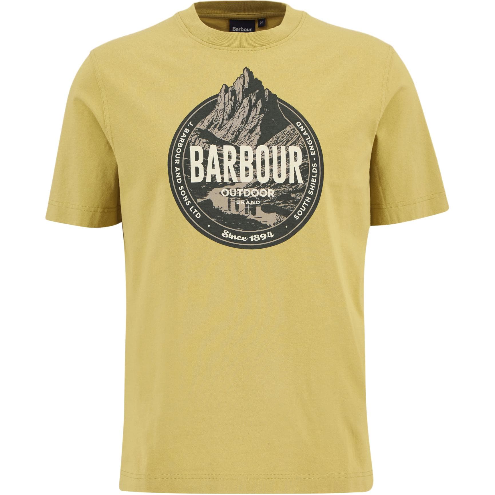 Футболка BARBOUR Желтые Мужские Футболки - изображение 1