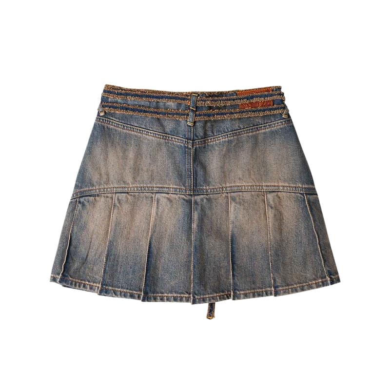 EVISU Джинсовые короткие юбки для женщин - изображение 2