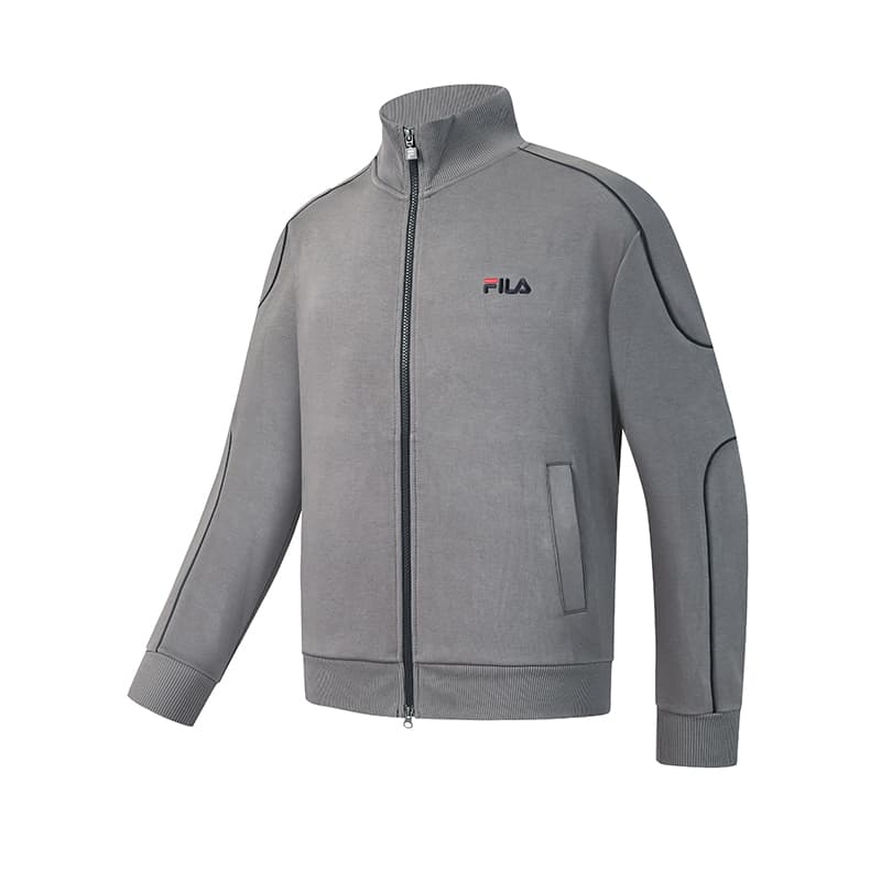 Куртка FILA Теннис Куртка Мужская Рифовая Серый - изображение 1