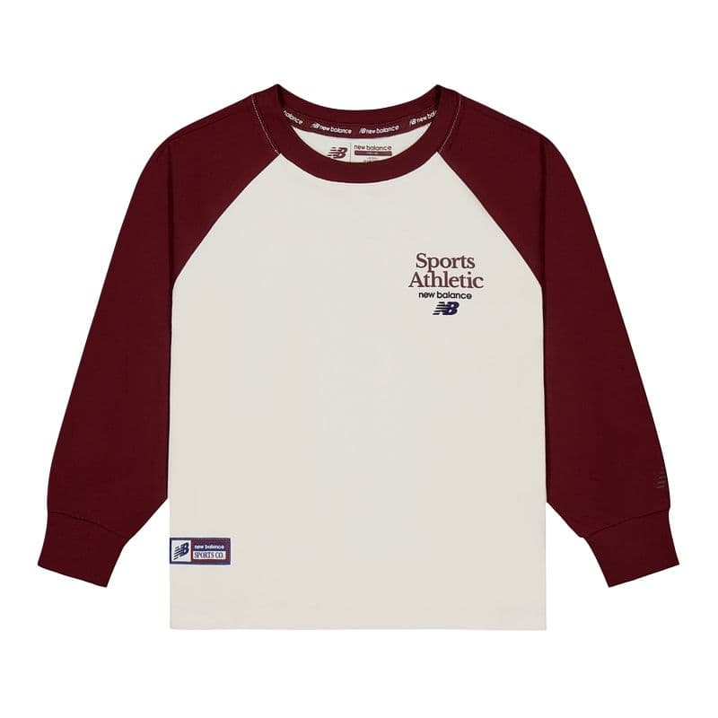 Футболка New Balance Бургунди Kids T-рубашки - изображение 1