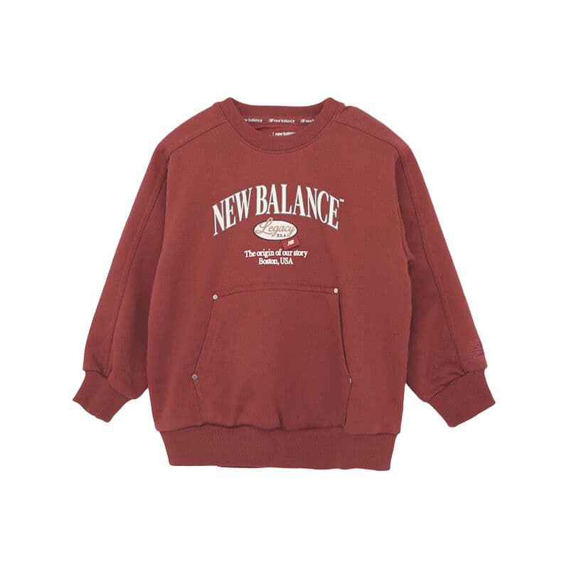 New Balance Красный Детский Толстовка - изображение 1