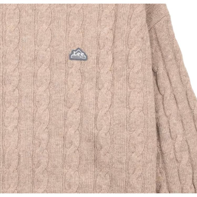 Кофта Lee Wool Crewneck Sweater Khaki - изображение 4