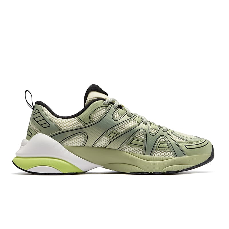 Кроссовки FILA FUSION PATH Track Shoes Текстиль Синтетическая кожа Низкий верх Повседневная обувь Мужская Чайно-зеленый - изображение 2