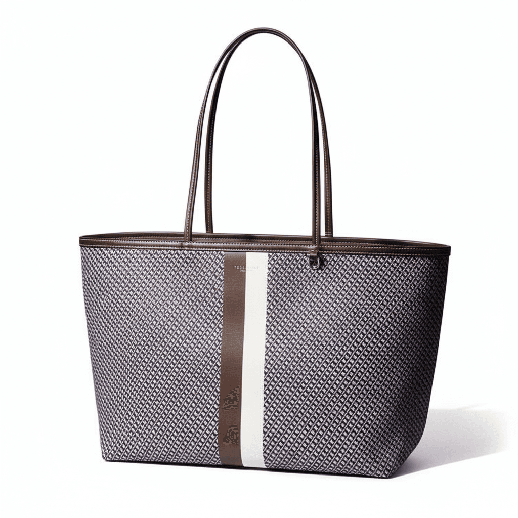 Мини-сумка TORY BURCH Ткань Сумка-тоут Сумка через плечо Женская Синяя - изображение 3