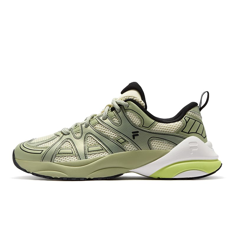 Кроссовки FILA FUSION PATH Track Shoes Текстиль Синтетическая кожа Низкий верх Повседневная обувь Мужская Чайно-зеленый - изображение 1