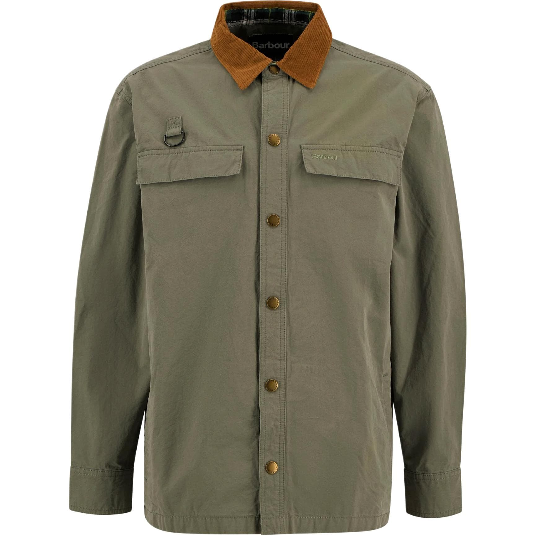 Рубашка BARBOUR Оливково-зеленые Мужские Рубашки - изображение 1