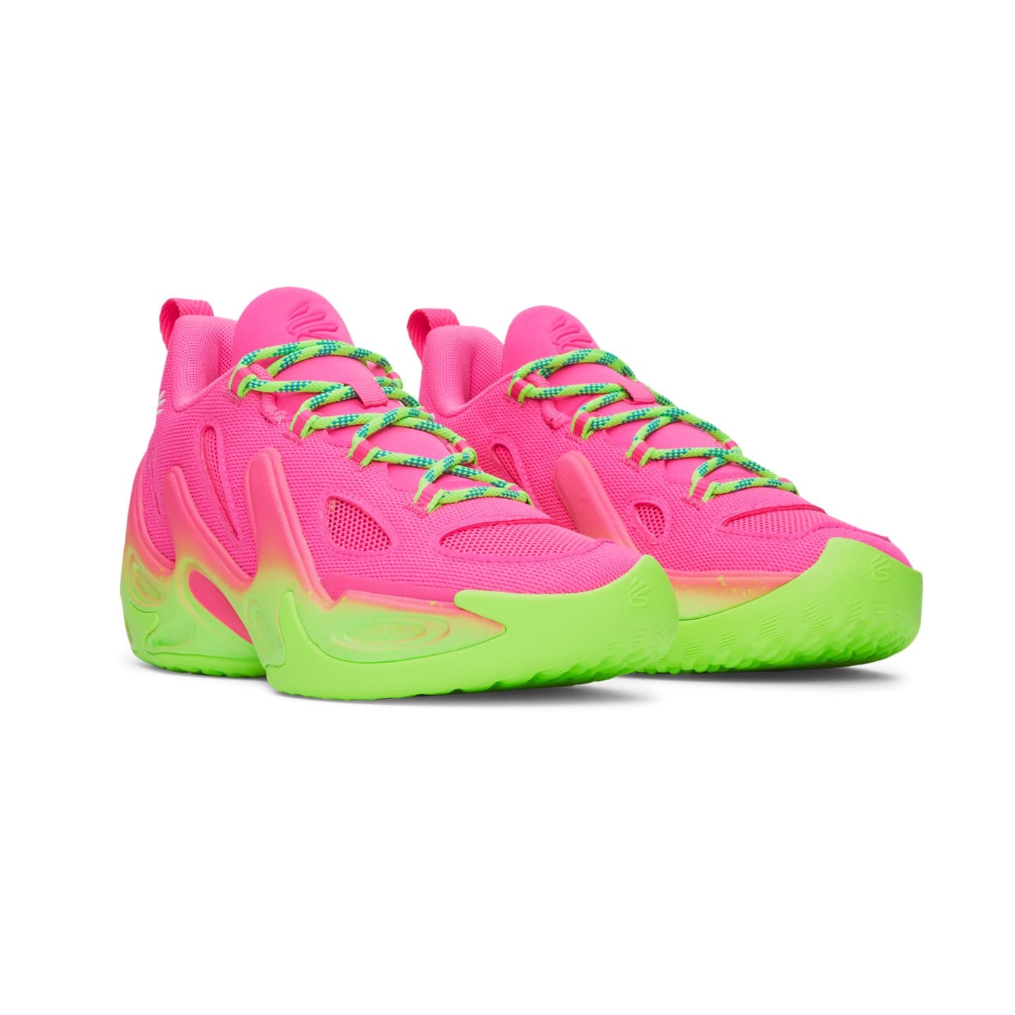 Кроссовки для баскетбола Under Armour Curry 13 MID Топ Детские Баскетбольные Кроссовки Passion Розовый Подростки - изображение 3