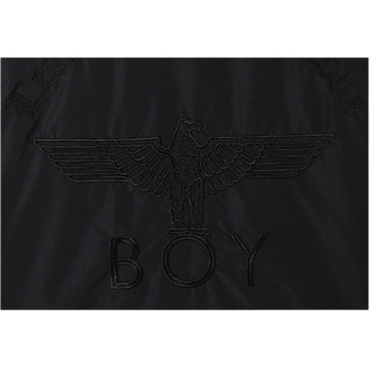 Зимняя куртка пуховик BOY LONDON Черный мужской пуховик - изображение 3
