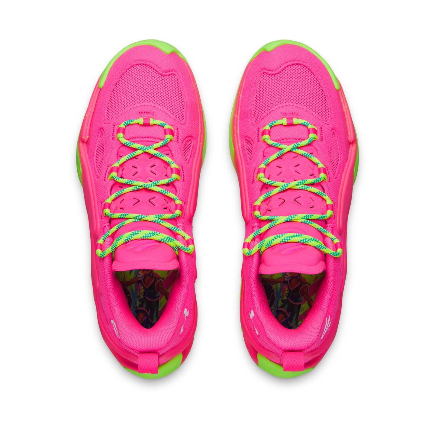 Кроссовки для баскетбола Under Armour Curry 13 High Топ Баскетбольные кроссовки Унисекс Passion Pink - изображение 4