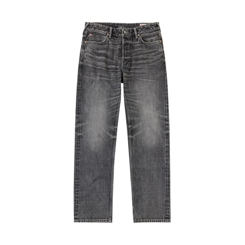 Штаны EVISU Denim Черные Мужские Джинсы - изображение 2