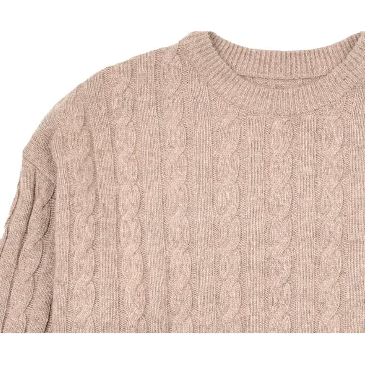Кофта Lee Wool Crewneck Sweater Khaki - изображение 3