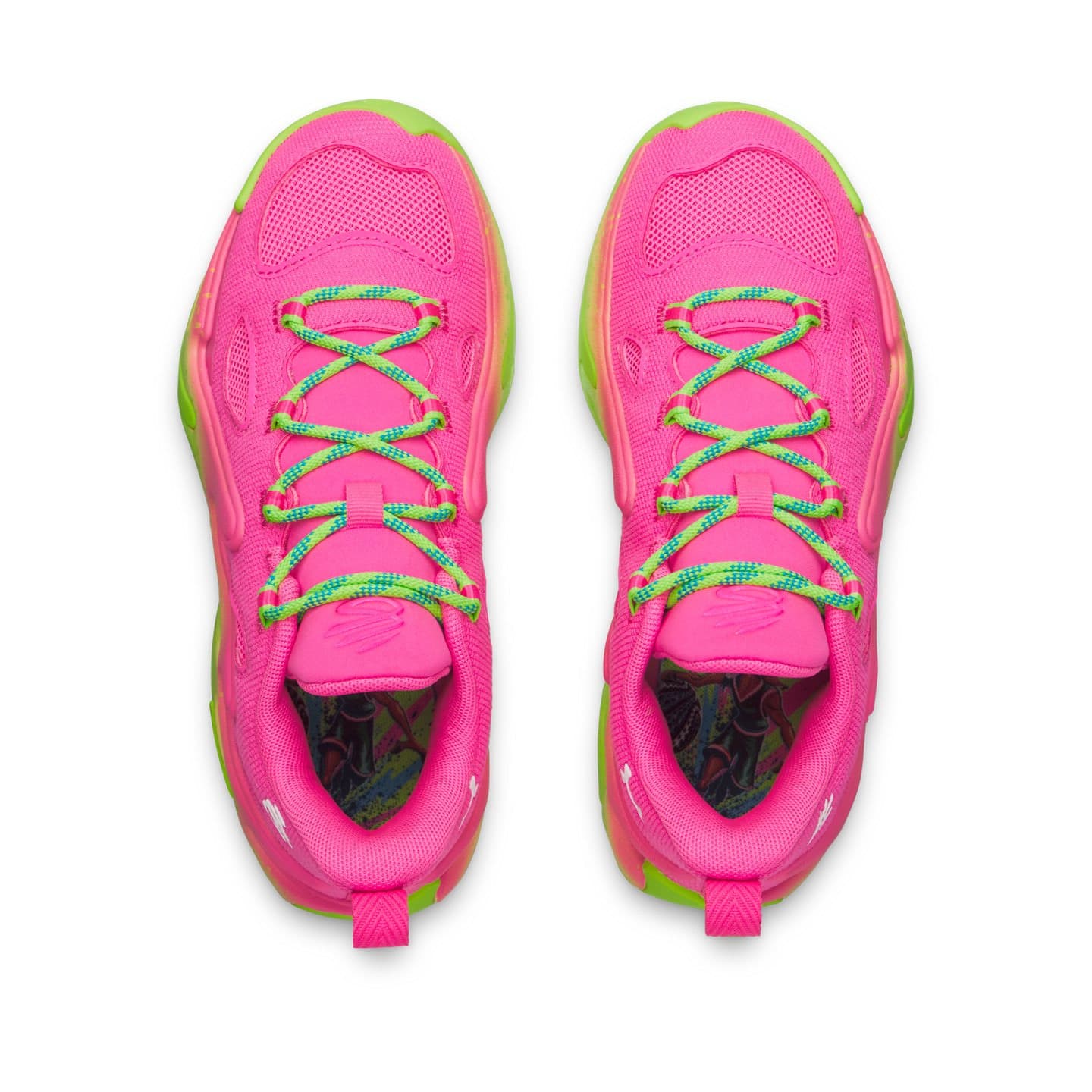 Кроссовки для баскетбола Under Armour Curry 13 MID Топ Детские Баскетбольные Кроссовки Passion Розовый Подростки - изображение 4