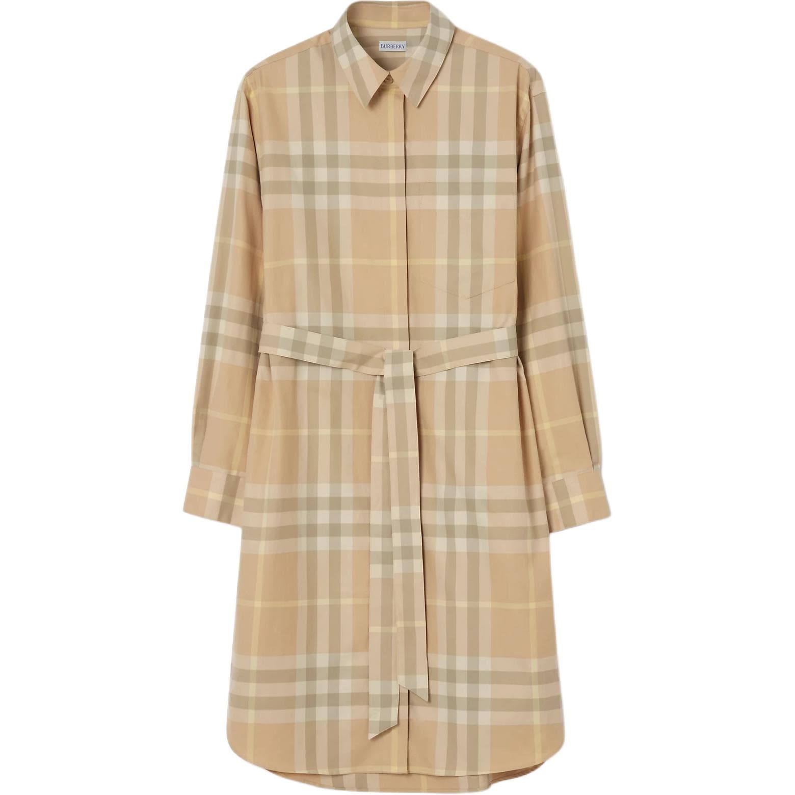 Платье Платье с длинными рукавами для женщин Burberry - изображение 1