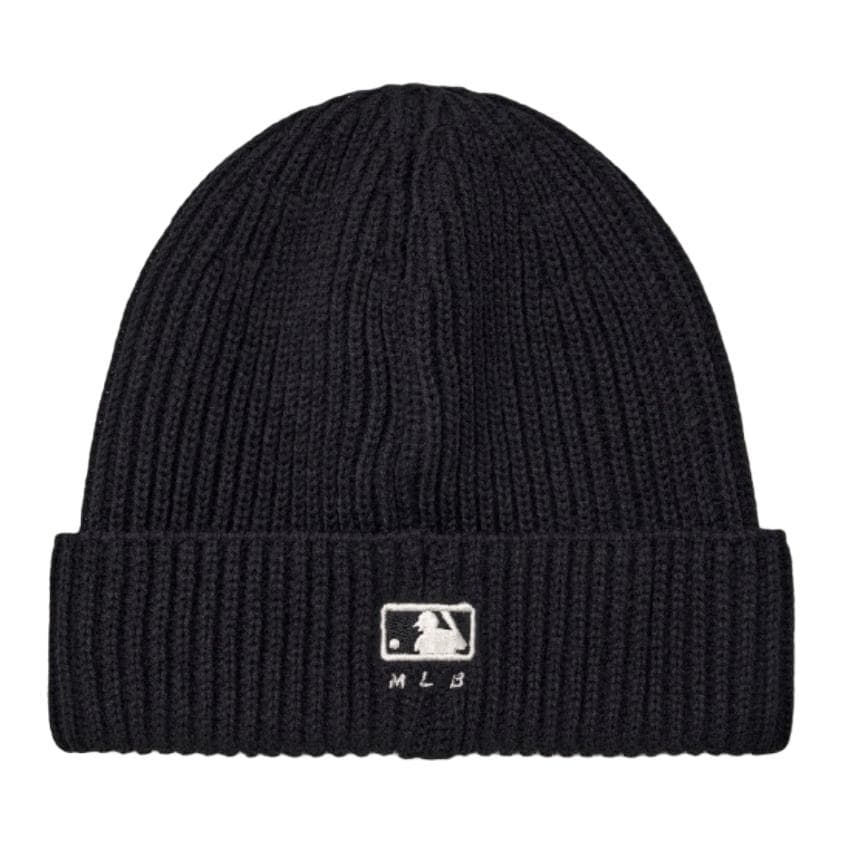 Шапка MLB Акриловые шапки-бини для детей черные - изображение 2