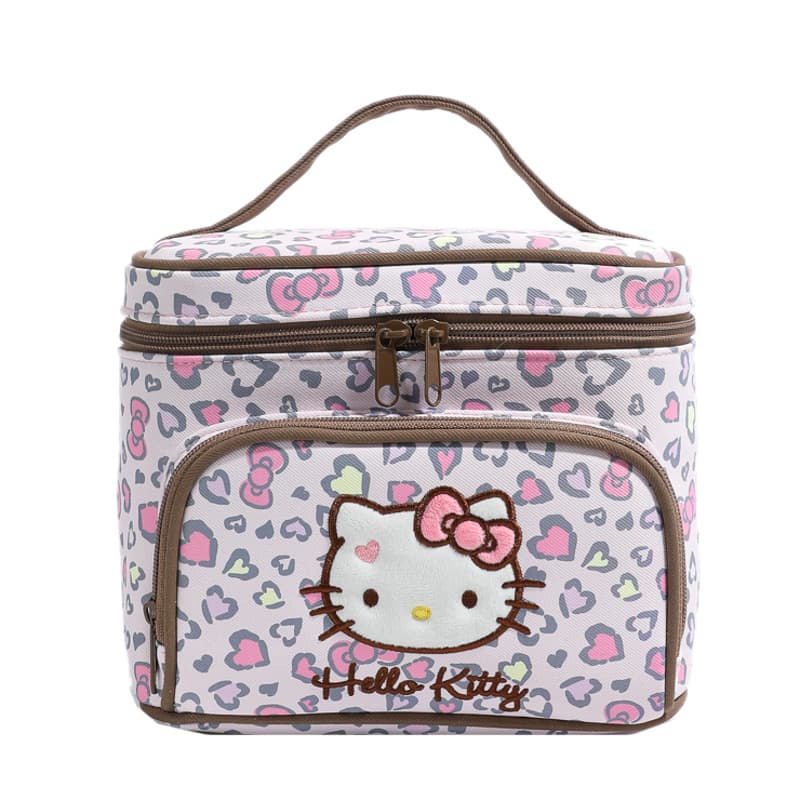 Санрио Полиэфирное волокно Makeup Bag Унисекс Леопардовый принт - изображение 1