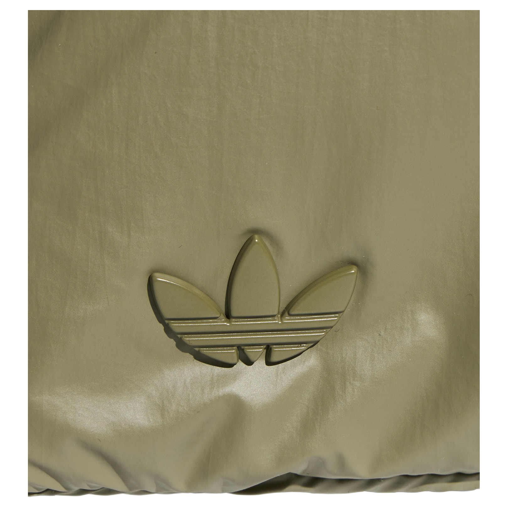 Мини-сумка Adidas Originals Магнитная застежка Дизайн Курьерская сумка Сумка на плечо Стандартная (стандартная) Унисекс Зеленая - изображение 5