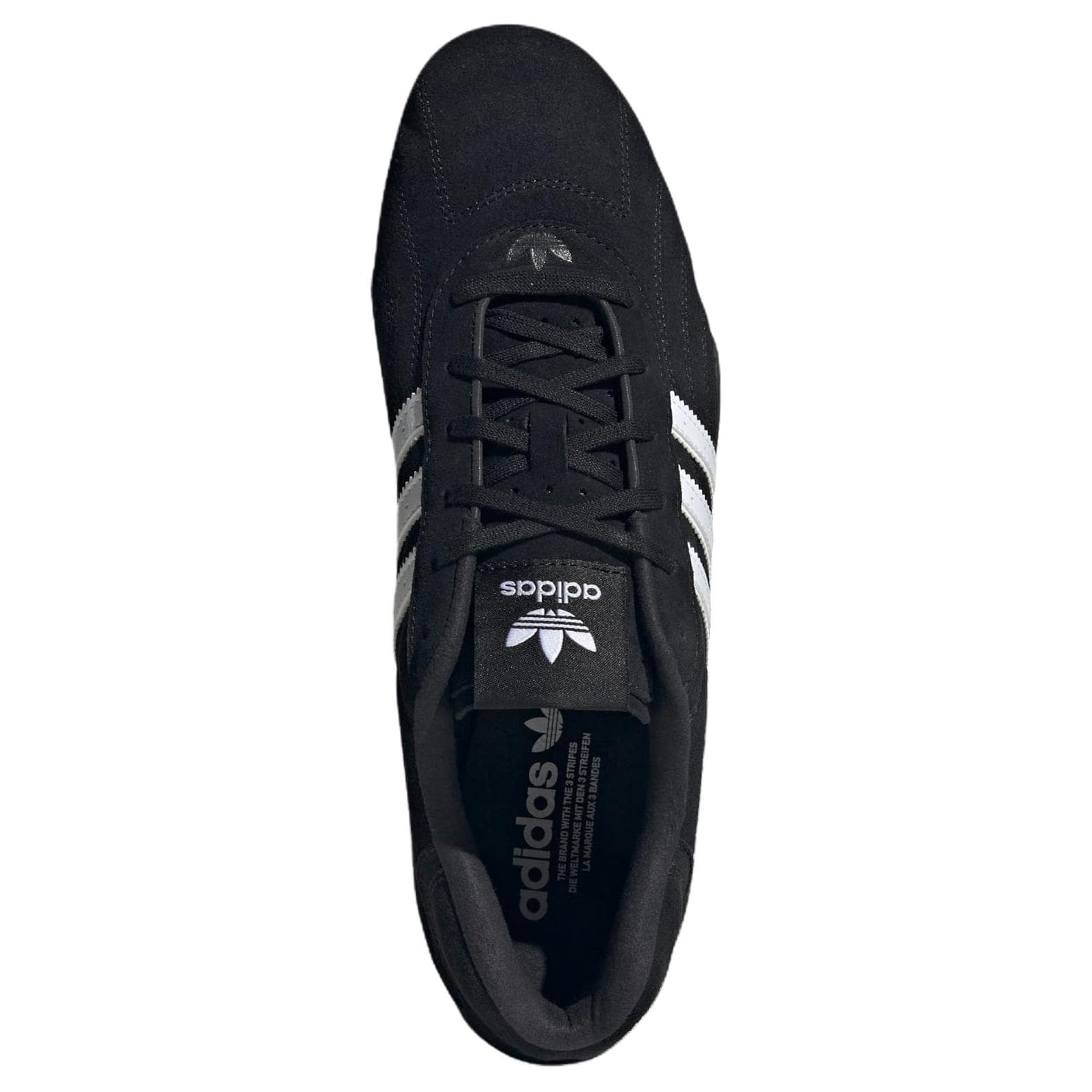 Кроссовки Adidas Originals ADIRACER Кожа Низкий Верх Повседневная Обувь Унисекс Черный Белый - изображение 3