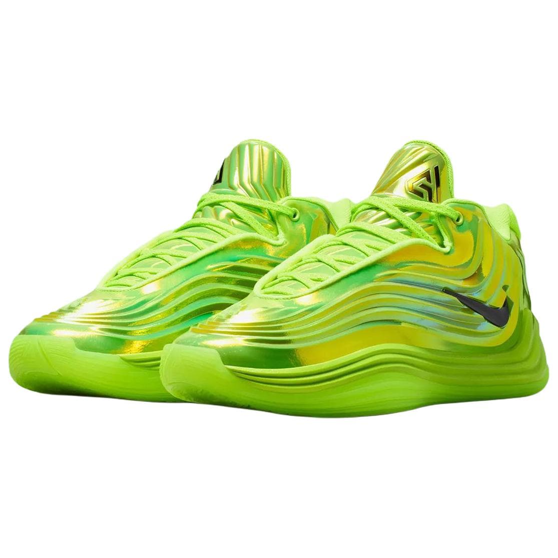 Кроссовки для баскетбола Nike Giannis Freak 7 Отскок Сцепление Баскетбольные кроссовки Мужские Неон Зеленый - изображение 3