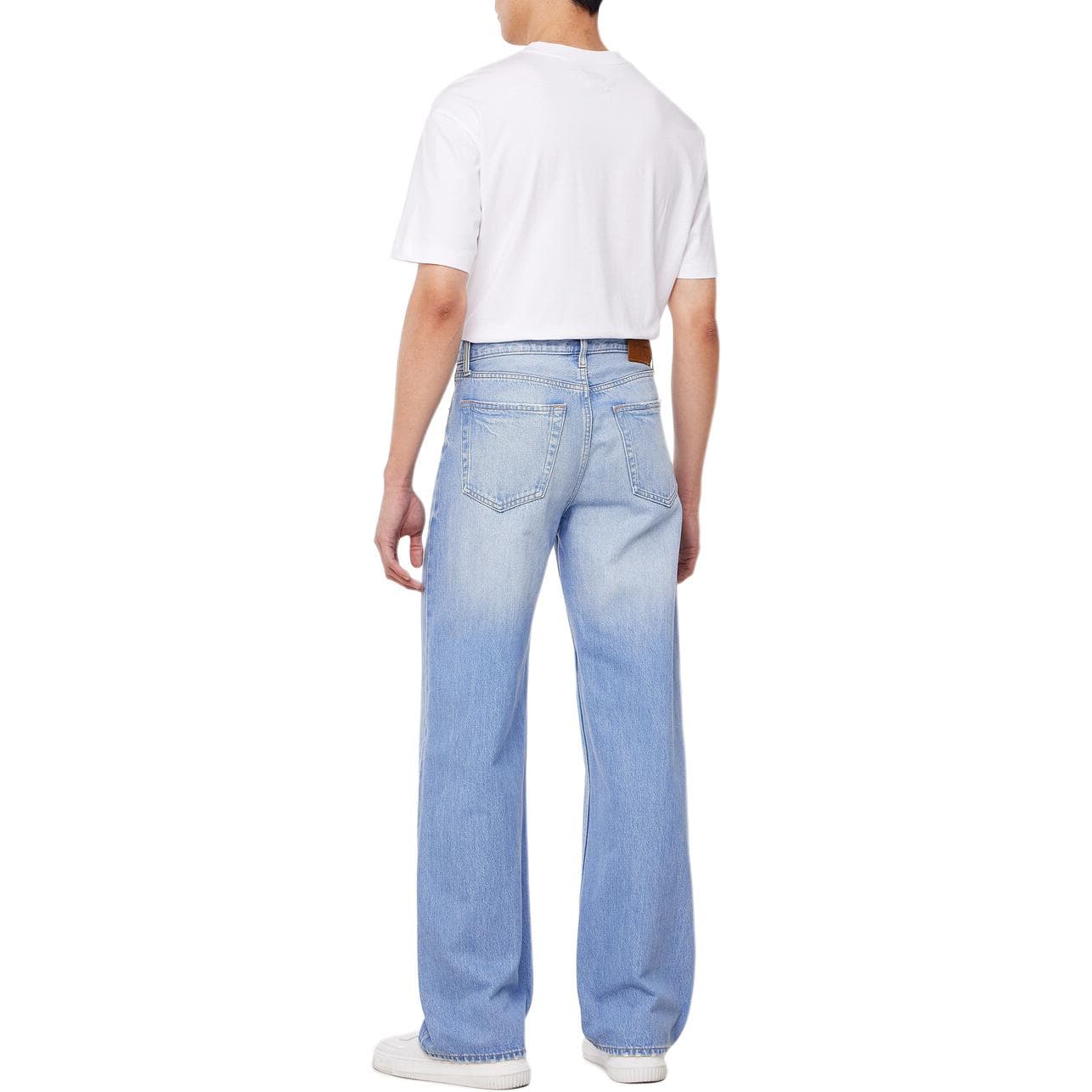 Штаны Calvin Klein Джинсы Мужские Светло-Синие - изображение 5