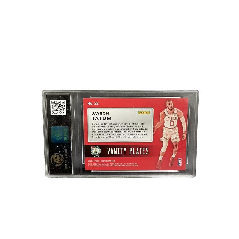 PANINI Hoops Jayson Tatum Rex Rabbit Широкоформатный Зеленый Рефракция Классическая Коллекция Сертифицированные Карты - изображение 2