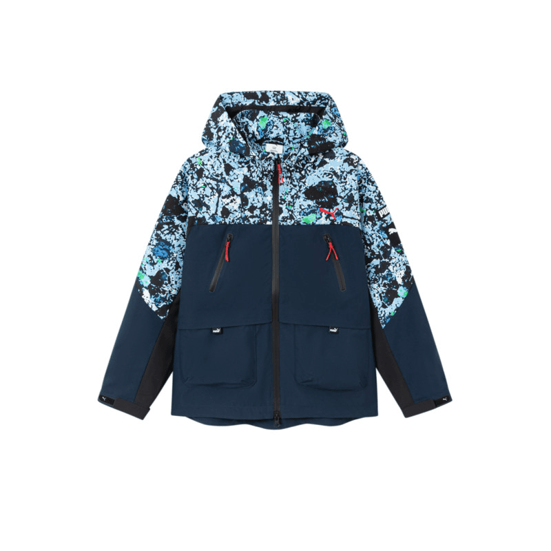 PUMA Синий Черный Тон 00389 Kids Ветровки - изображение 1
