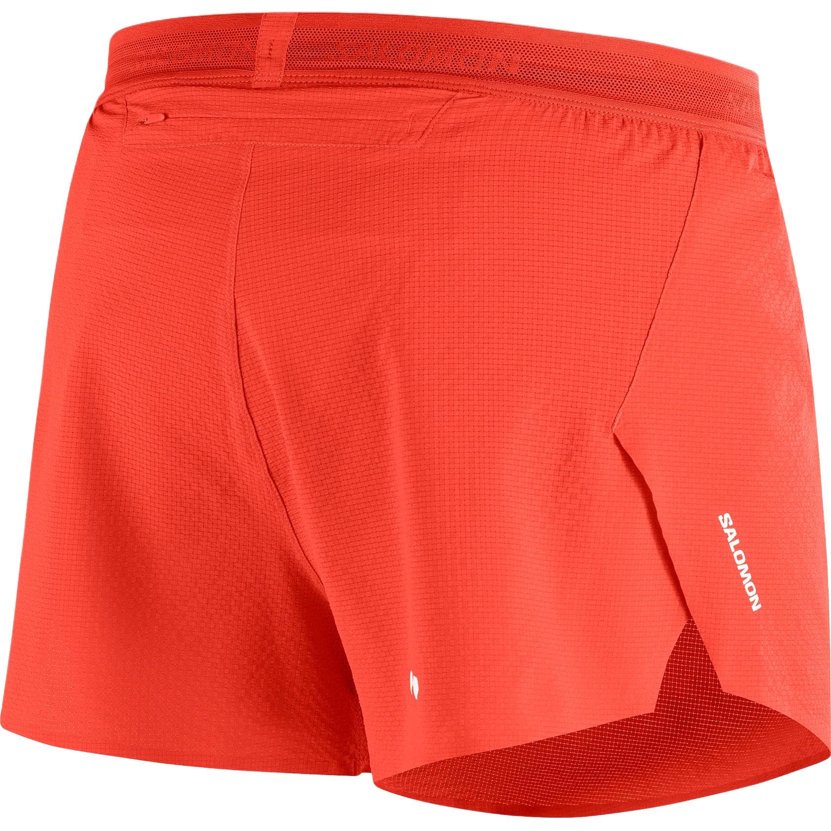 Salomon Sense AERO Шорты для бега Мужской Огненно-красный - изображение 2
