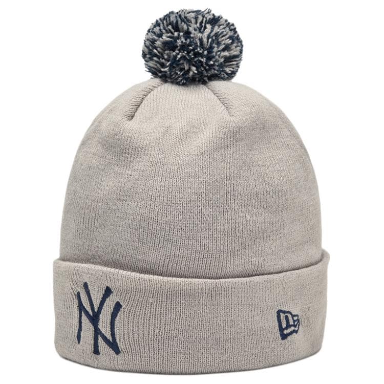 Шапка New Era Акриловые Шапки-бини Унисекс Серые - изображение 1